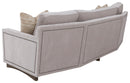 Fairfield Chair Enzo Sofa w/2 Beach Contrast Pillows (sku: P-2212-57-B)