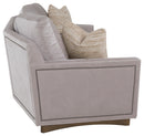 Fairfield Chair Enzo Sofa w/2 Beach Contrast Pillows (sku: P-2212-57-B)