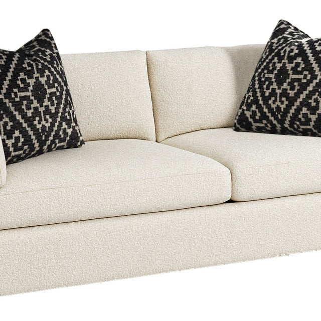 Fairfield Chair Sebastian Sofa w/2 Ebony Throw Pillows (sku: P-3002-50)