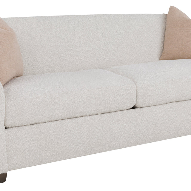 Fairfield Chair Jules Sofa w/2 Throw Pillows in Blush (sku: P-6211-50-A)