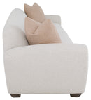 Fairfield Chair Jules Grande Sofa w/2 x 20in. Throw Pillows in Blush (sku: P-6212-56-A)