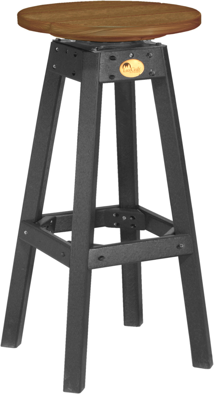 Poly Swivel Bar Stool by LuxCraft