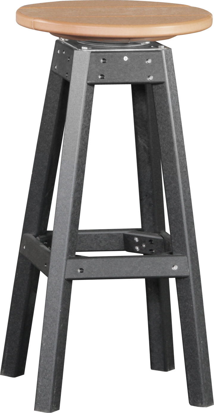 Poly Swivel Bar Stool by LuxCraft