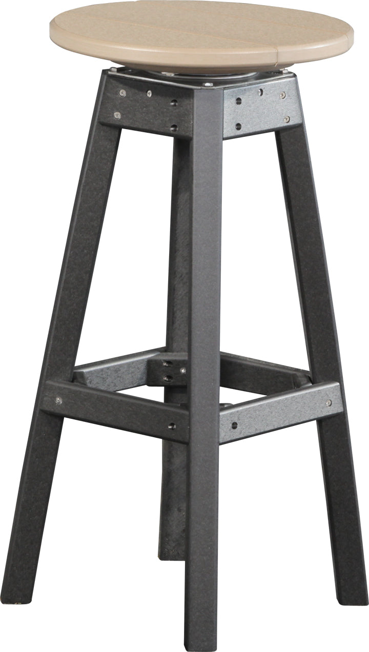 Poly Swivel Bar Stool by LuxCraft