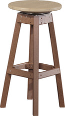 Poly Swivel Bar Stool by LuxCraft
