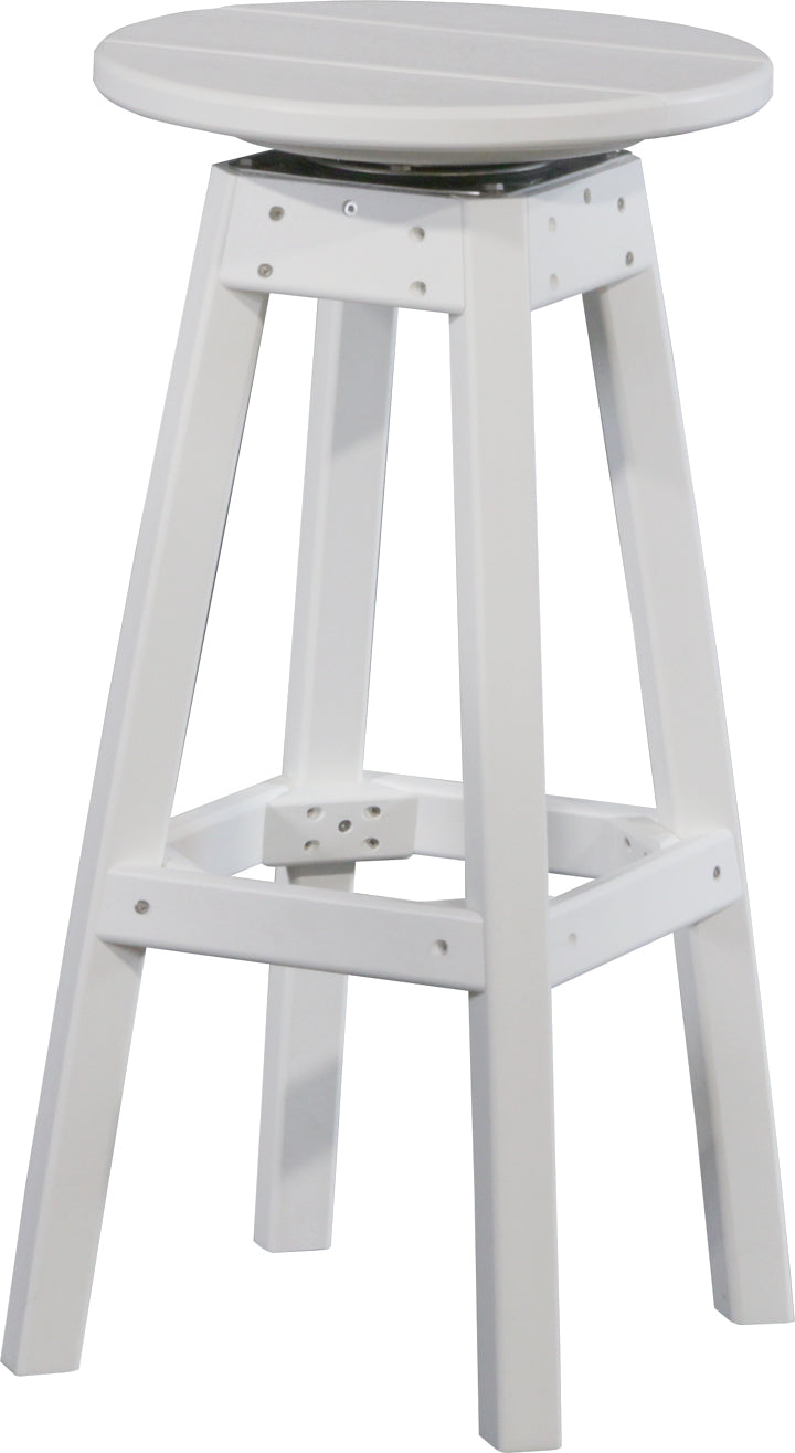 Poly Swivel Bar Stool by LuxCraft