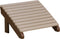 Deluxe Adirondack Footrest by LuxCraft