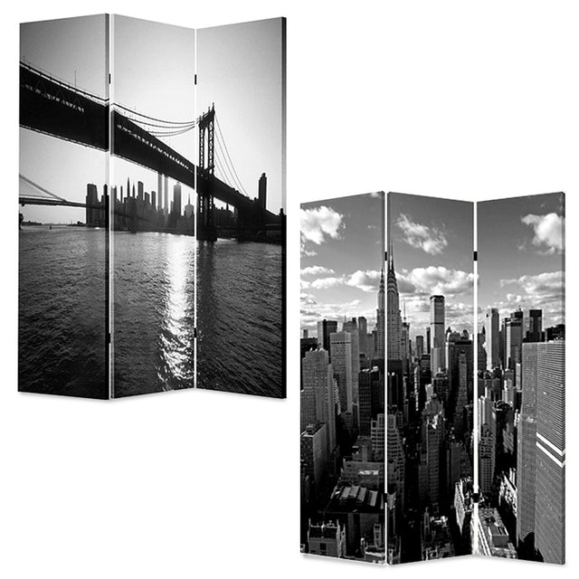 Screen Gems New York Skyline Screen Room Divider SG-114