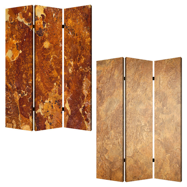 Screen Gems Brown Marble Screen Room Divider SG-182