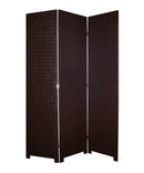 Screen Gems Criss Cross Faux Leather Room Divider SG-205