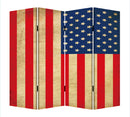 Screen Gems American Flag Screen Room Divider SG-219A