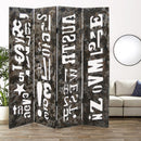 Screen Gems Distressed Wooden Screen Room Divider SG-220