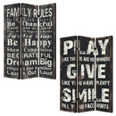 Screen Gems Family Rule Screen Room Divider SG-221
