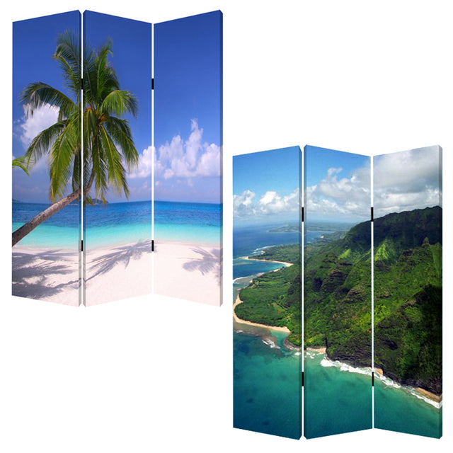 Screen Gems Palm / Tropical Screen Room Divider SG-224