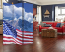 Screen Gems Model American Flag Screen Room Divider SG-225