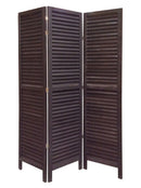 Screen Gems Shutter Screen Room Divider SG-237 WASHED WHITE