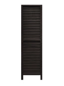 Screen Gems Shutter Screen Room Divider SG-237 WASHED WHITE