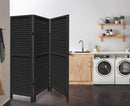 Screen Gems Shutter Screen Room Divider SG-237 WASHED WHITE