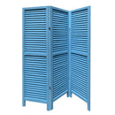 Screen Gems Shutter Screen Room Divider SG-237 WASHED WHITE