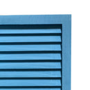 Screen Gems Shutter Screen Room Divider SG-237 WASHED WHITE