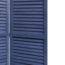 Screen Gems Shutter Screen Room Divider SG-237 WASHED WHITE