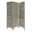 Screen Gems Shutter Screen Room Divider SG-237 WASHED WHITE