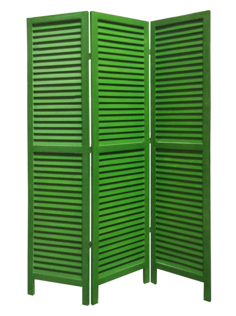 Screen Gems Shutter Screen Room Divider SG-237 WASHED WHITE