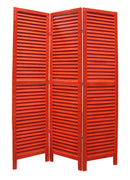 Screen Gems Shutter Screen Room Divider SG-237 WASHED WHITE