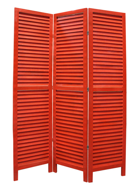 Screen Gems Shutter Screen Room Divider SG-237 WASHED WHITE