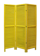 Screen Gems Shutter Screen Room Divider SG-237 WASHED WHITE