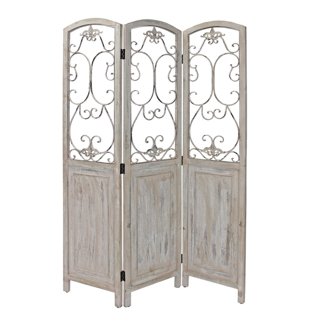 Screen Gems Del Rio Screen Room Divider SG-250 Washed Beige