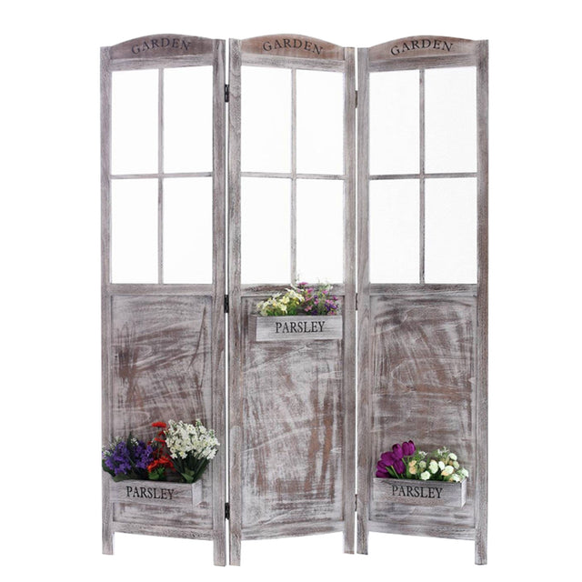 Screen Gems Flower Pot Garden Screen Room Divider SG-254