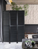 Screen Gems Louvertie Screen Room Divider SG-258 BLACK