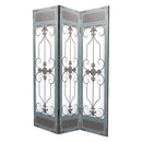 Screen Gems Wooden Metal Screen Room Divider SG-261