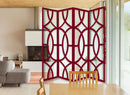 Screen Gems Savoy Screen SG-281 Red - 84" X 84" Room Divider