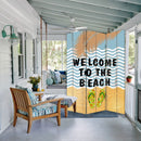 Screen Gems Beach Treasures Screen Room Divider SG-316