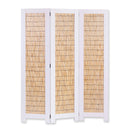 Screen Gems White Wicker Screen Room Divider SG-324