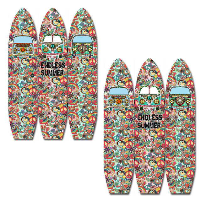 Screen Gems Vintage Surfboard Screen Room Divider SG-329