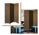 Screen Gems 3 Panel Fabric Soho Screen SG-360 Brown Room Divider