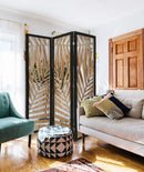 Screen Gems 3 Panel Papete Screen Room Divider SG-363 GREEN