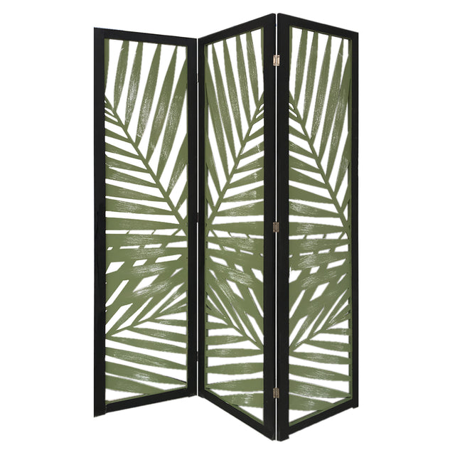 Screen Gems 3 Panel Papete Screen Room Divider SG-363 GREEN