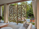Screen Gems 7Ft  4 Panel Mulbery Alpine Screen Room Divider SG-367A