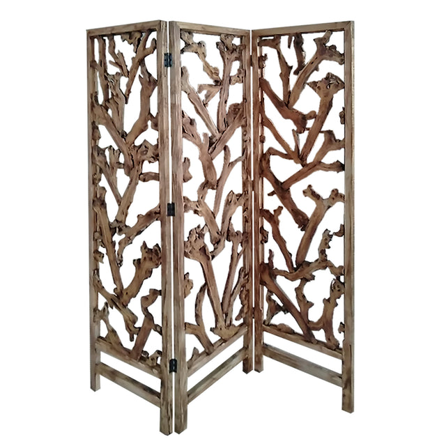 Screen Gems 3 Panel Mulbery Alpine Screen Room Divider SG-367