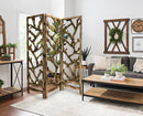 Screen Gems 3 Panel Mulbery Alpine Screen Room Divider SG-367