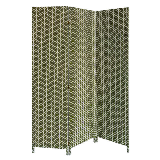 Screen Gems 3 Panel Fabric Oliver Screen Room Divider SG-381