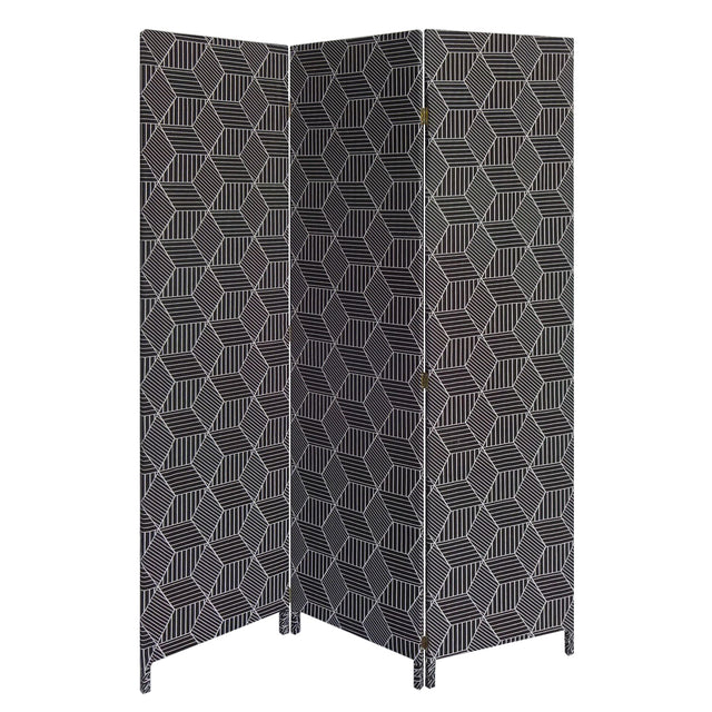 Screen Gems 3 Panel Fabric Kelvin Screen Room Divider SG-382