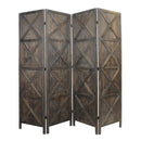 Screen Gems 4 Panel Highland Screen Room Divider