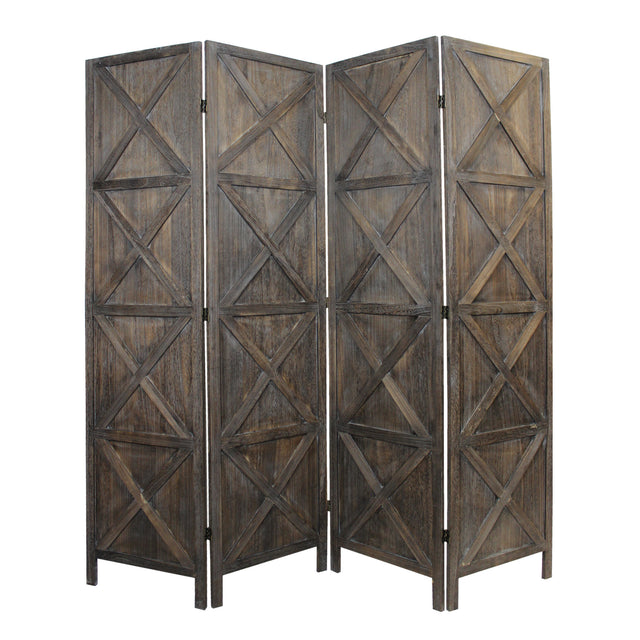 Screen Gems 4 Panel Highland Screen Room Divider