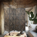Screen Gems 4 Panel Highland Screen Room Divider