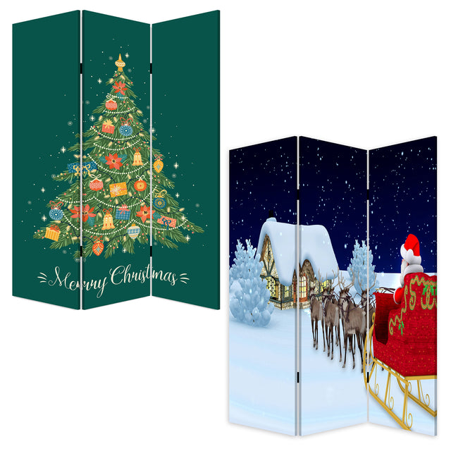 Screen Gems Christmas Screen Room Divider SG-398